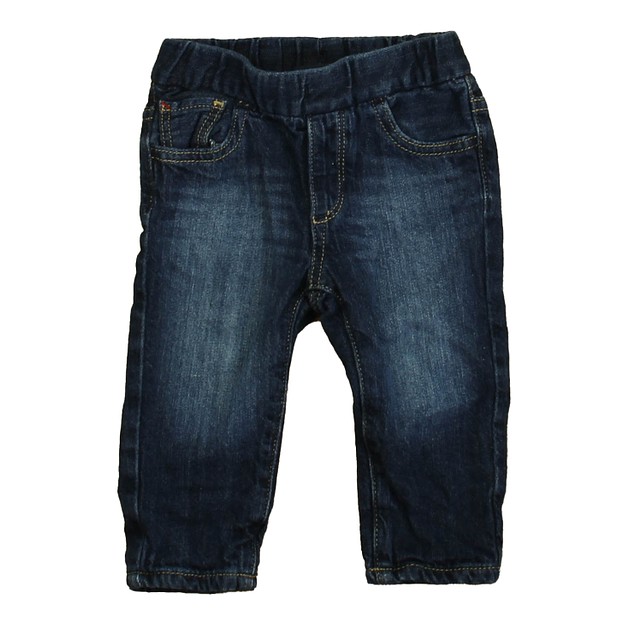 Gap Blue | Red Check Jeans 6-12 Months 