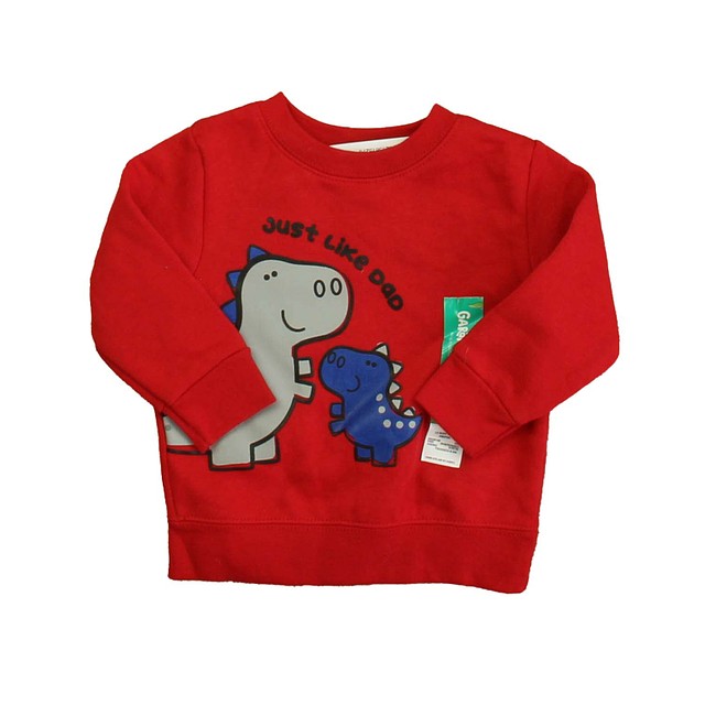 Garanimals Red Dinosaur Sweatshirt 6-9 Months 