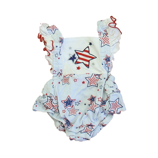 Good Lad Red | White | Blue Romper 6 Months 
