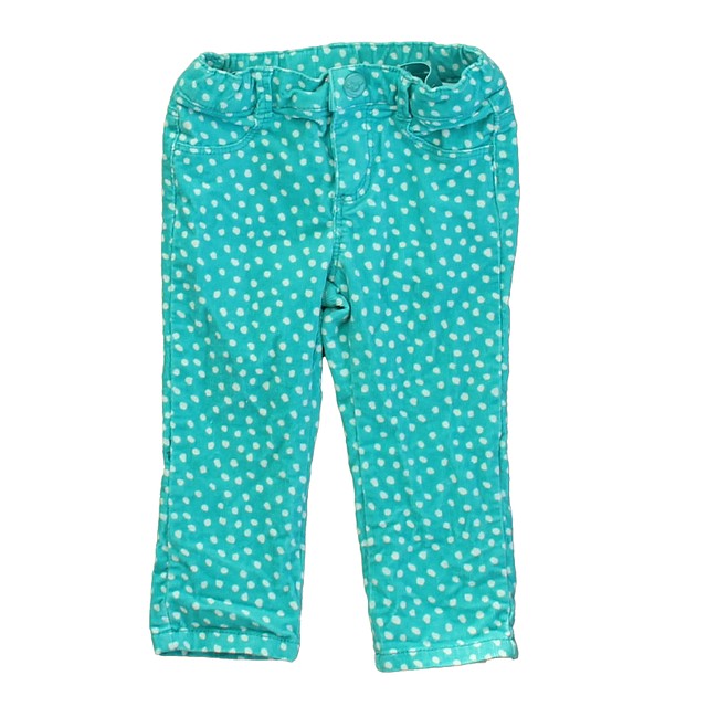 Gymboree Turquoise Polka Dots Corduroy Pants 12-18 Months 