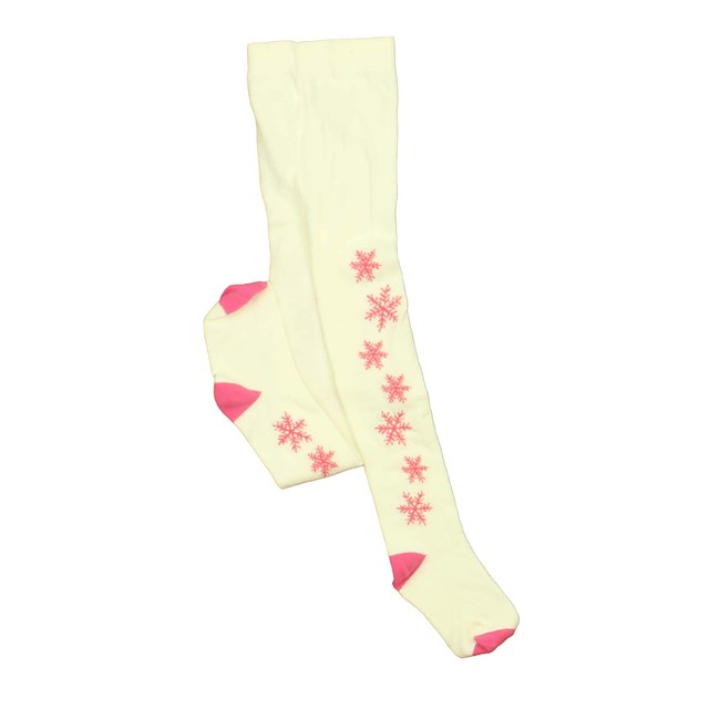 Gymboree Ivory | Pink Tights 12-24 Months 