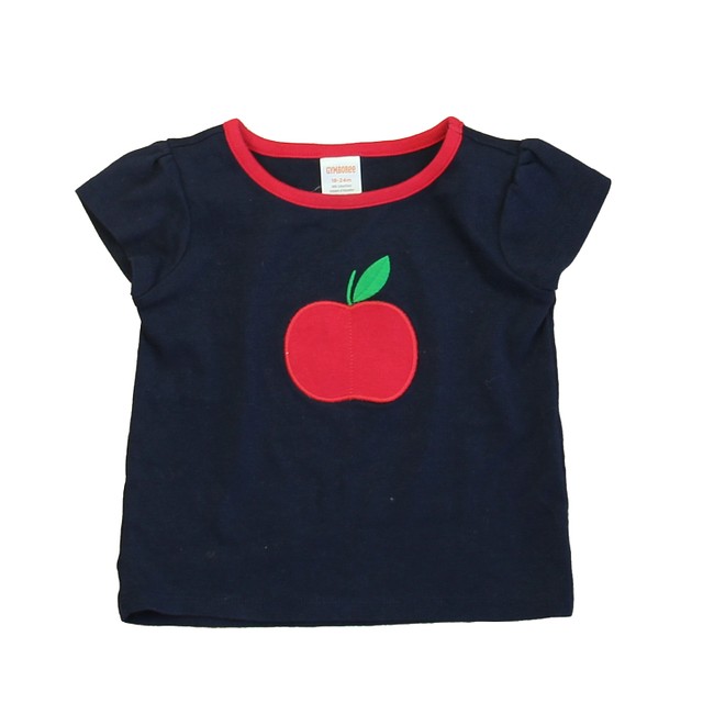 Gymboree Navy | Red Apple T-Shirt 18-24 Months 