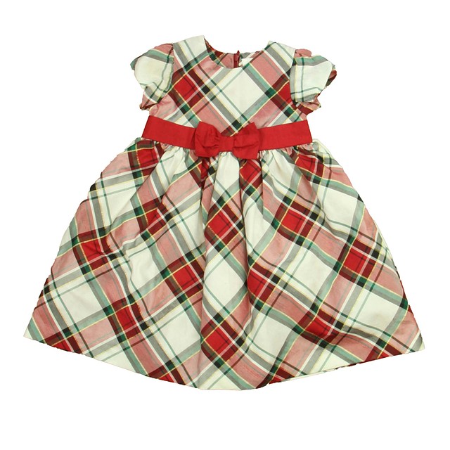Gymboree Ivory | Red | Green Special Occasion Dress 2T 