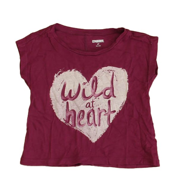 Gymboree Maroon Heart T-Shirt 2T 