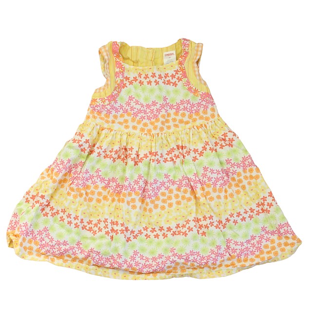Gymboree Yellow | Pink Floral Dress 2T 