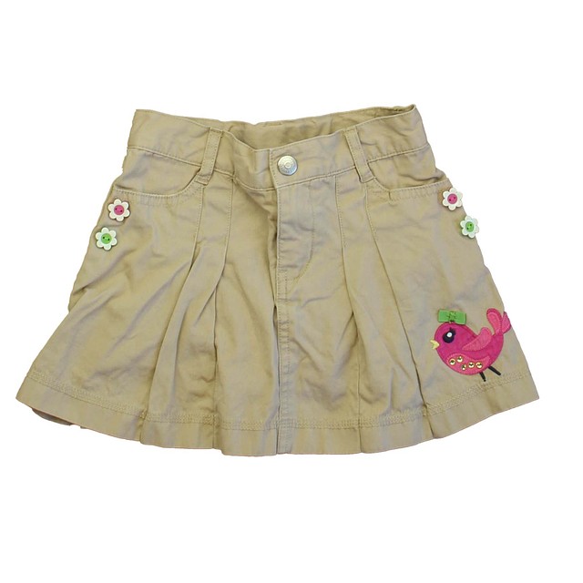 Gymboree Khaki | Pink Skirt 5T 