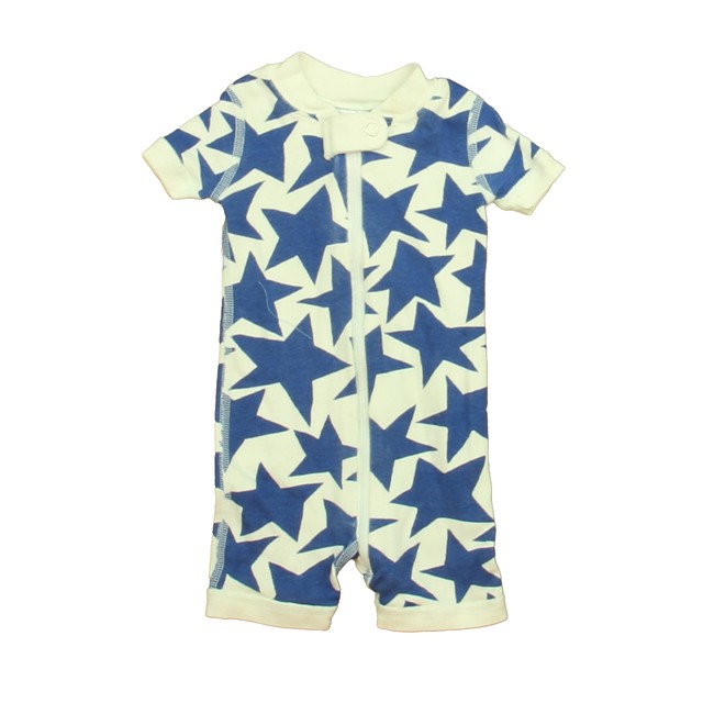 Hanna Andersson White | Blue Stars 2-piece Pajamas 0-3 Months 