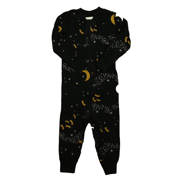 Hanna Andersson Black | Yellow Moon 1-piece Non-footed Pajamas 18-24 Months 