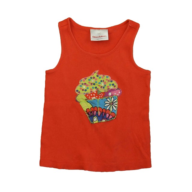 Hanna Andersson Coral Cupcake Tank Top 18-24 Months 