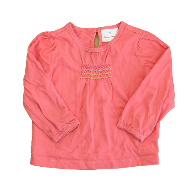 Hanna Andersson Pink Long Sleeve T-Shirt 18-24 Months 