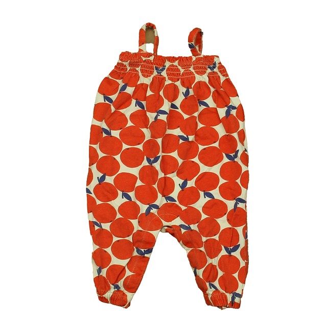 Hanna Andersson Red Apples Romper 3-6 Months 