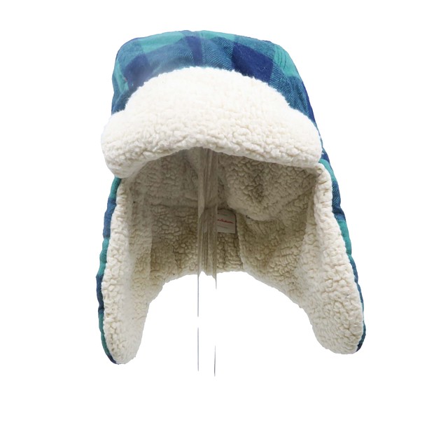 Hanna Andersson Green | Plaid Winter Hat 3-6 Years 