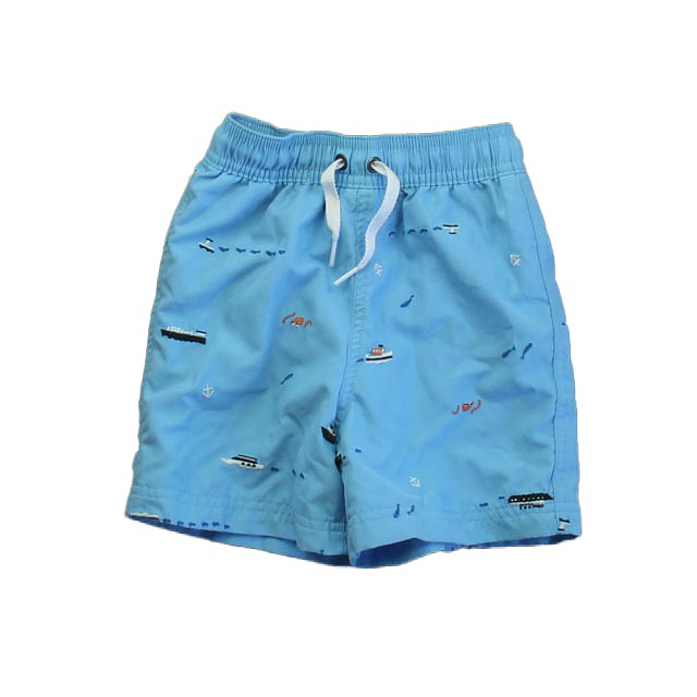 Hanna Andersson Blue Boats Trunks 3T 
