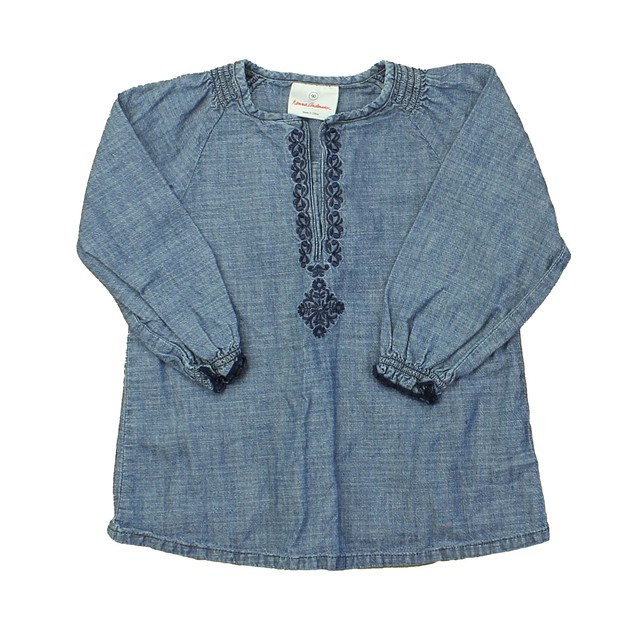 Hanna Andersson Blue Blouse 3T 