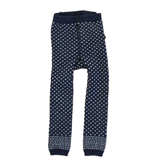 Hanna Andersson Navy | White Tights 3T 