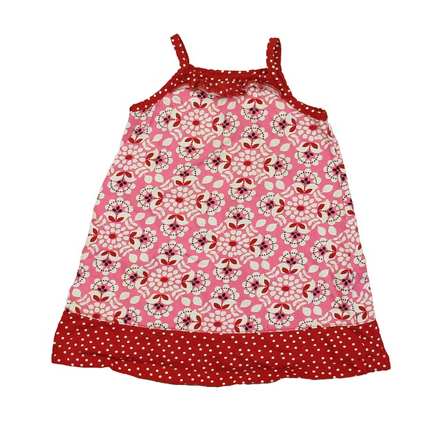 Hanna Andersson Pink | Red Floral Dress 3T 