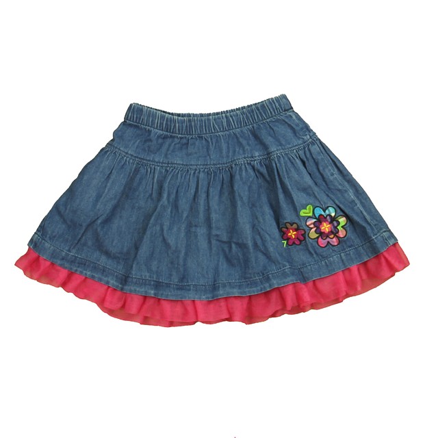 Hanna Andersson Blue | Pink Skirt 5T 