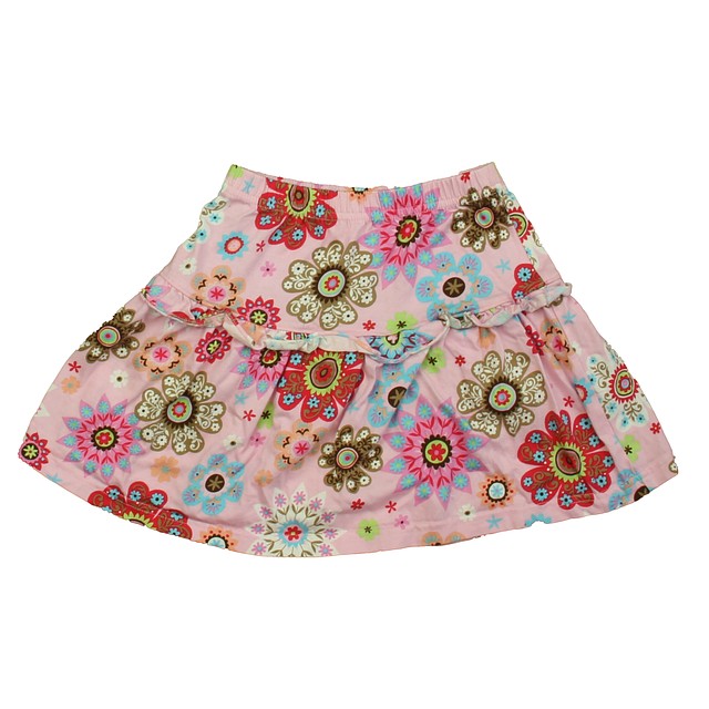 Hanna Andersson Pink Floral Skirt 5T 