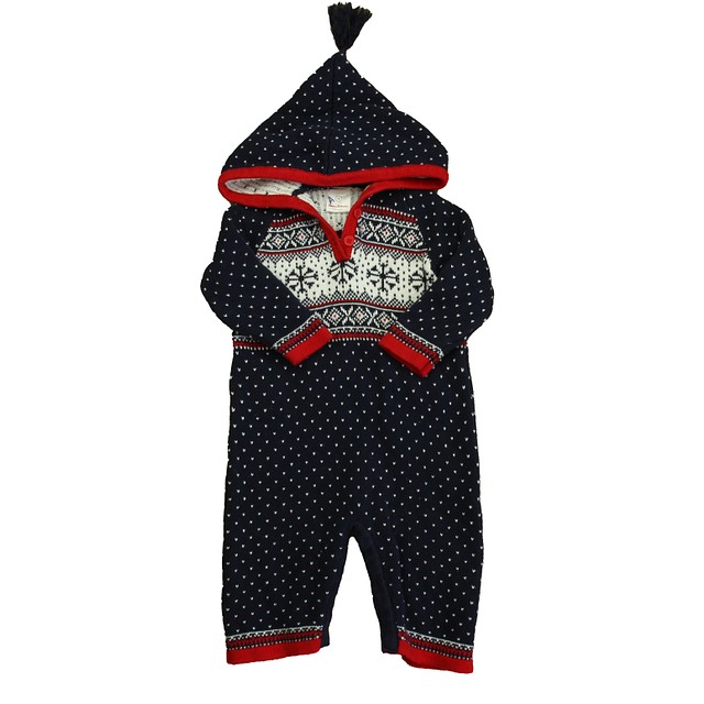 Hanna Andersson Navy | Red | White Long Sleeve Outfit 6-12 Months 