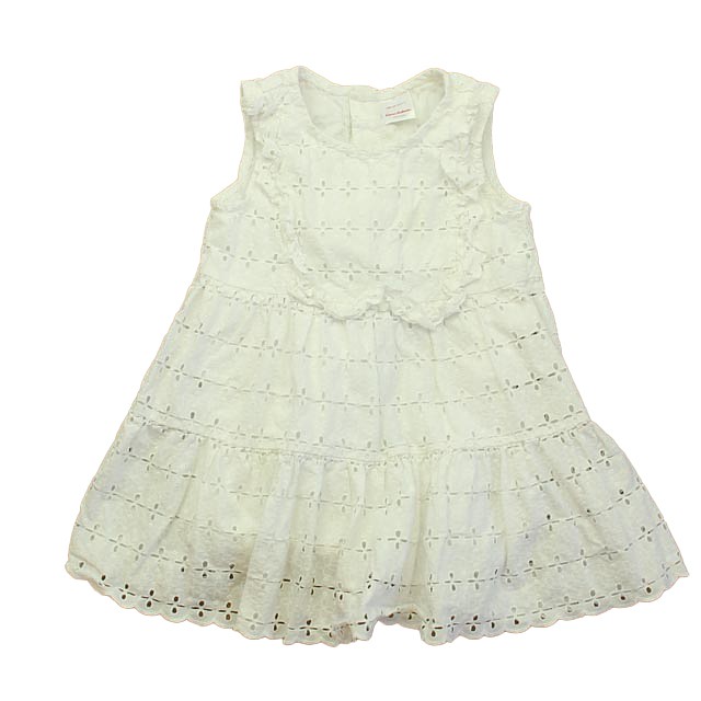 Hanna Andersson White Blouse 6-7 Years 