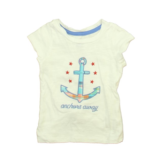 Hatley White | Blue Anchor T-Shirt 2T 
