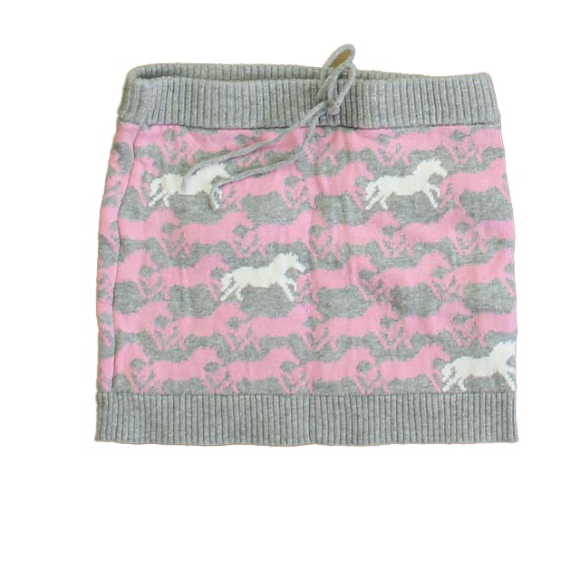 Hatley Gray | Pink Horses Skirt 3T 