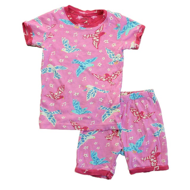 Hatley 2-pieces Pink Birds 2-piece Pajamas 5T 