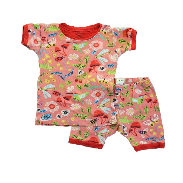 Hatley 2-pieces Pink Butterflies 2-piece Pajamas 5T 