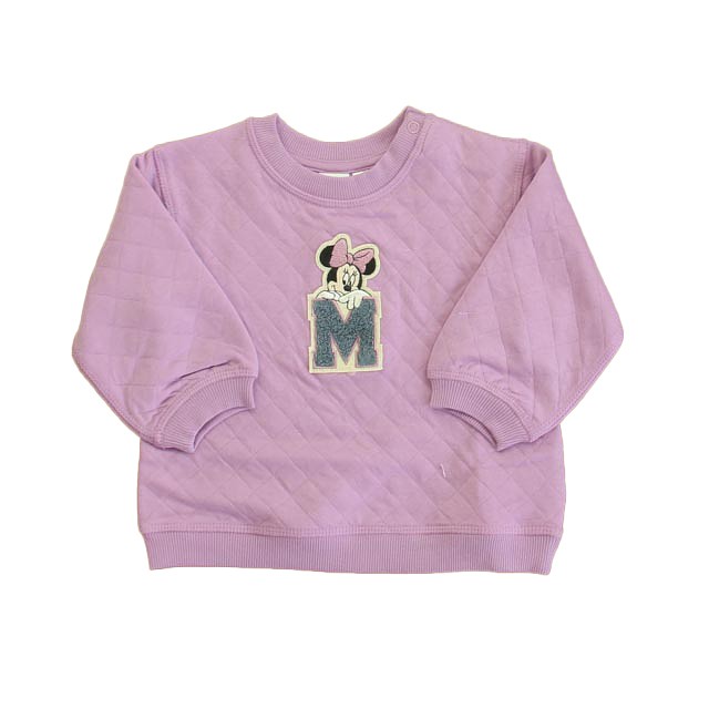 H&M Purple Minnie Long Sleeve Shirt 12 Months 