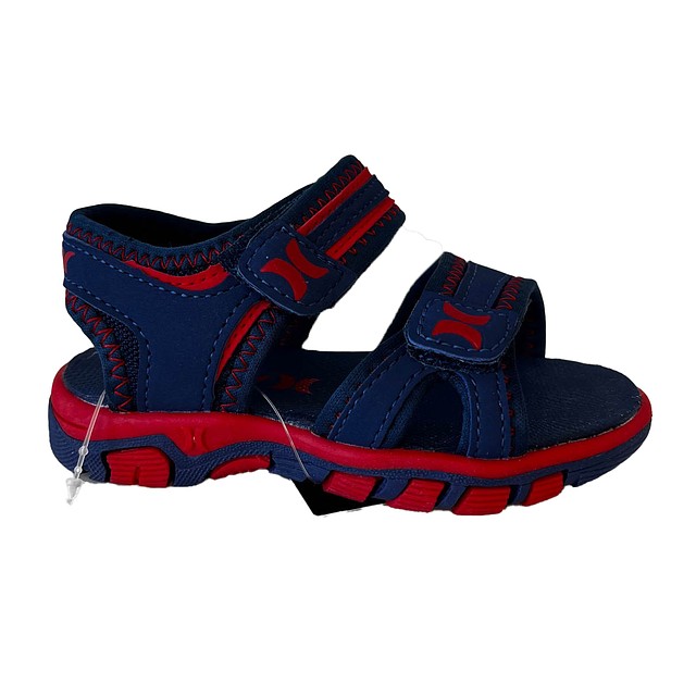 Hurley Blue | Red Sandals 6 Toddler 