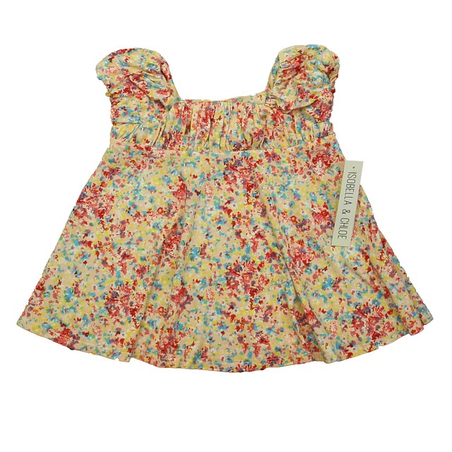 Isobella & Chloe Pink Floral Blouse 3T 