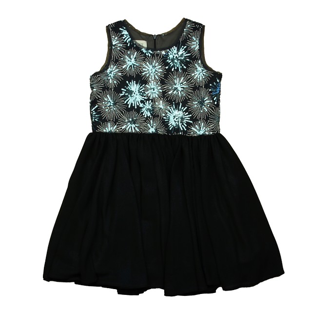 Isobella & Chloe Black | Blue Sparkle Special Occasion Dress 6 Years 
