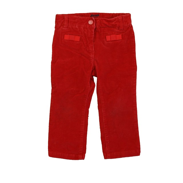 Jacadi Red Corduroy Pants 18 Months 