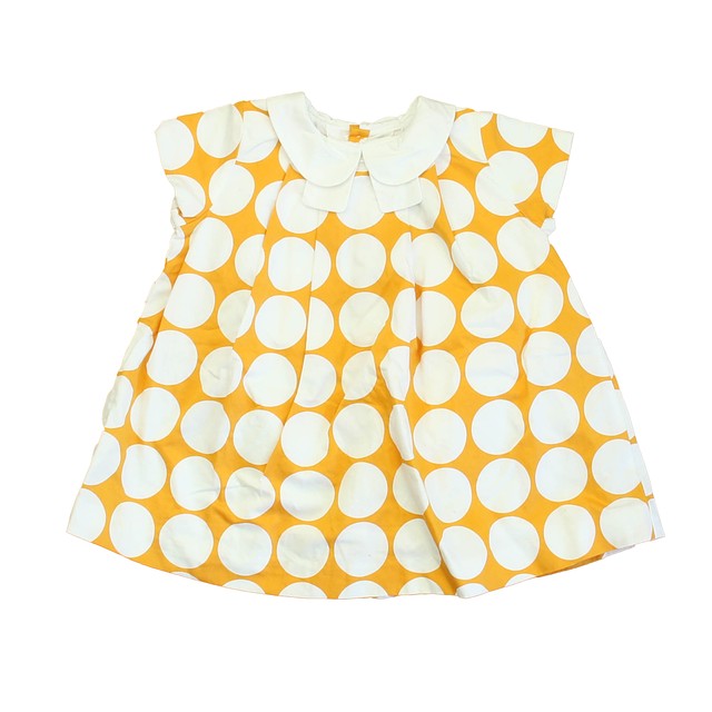 Jacadi Yellow | White Dress 18 Months 