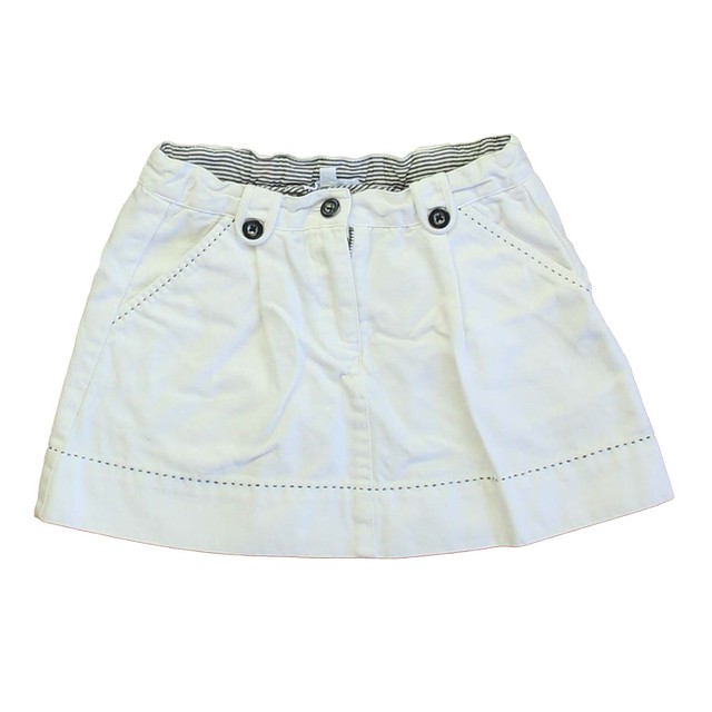 Jacadi White Skirt 4T 