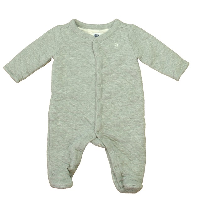 Janie and Jack Gray Long Sleeve Outfit 0-3 Months 