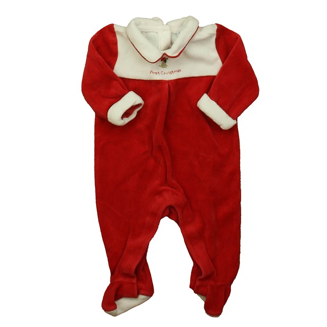 Janie and Jack White | Red Long Sleeve Outfit 0-3 Months 