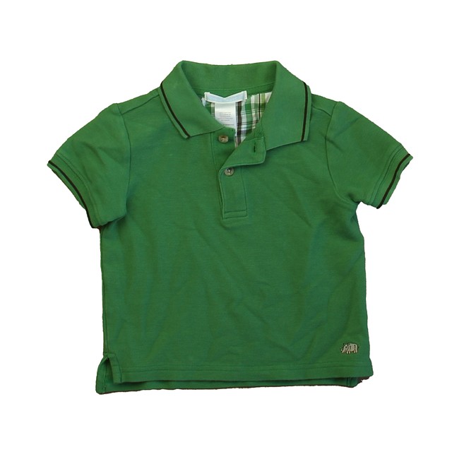 Janie and Jack Green Polo Shirt 12-18 Months 