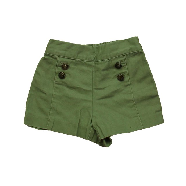 Janie and Jack Green Shorts 12-18 Months 