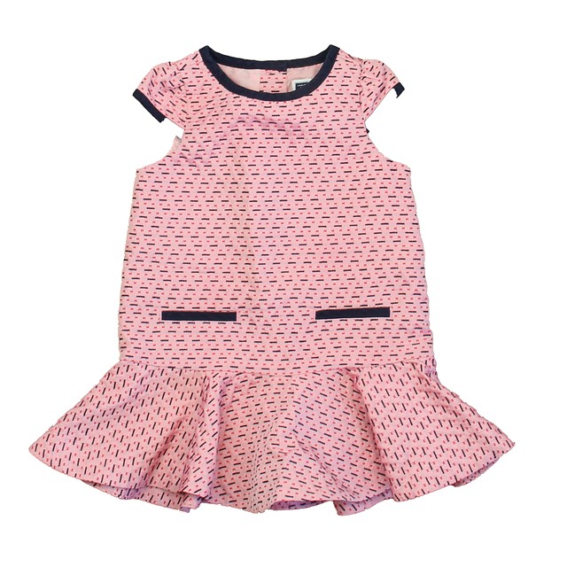 Janie and Jack Pink | Navy Dress 12-18 Months 