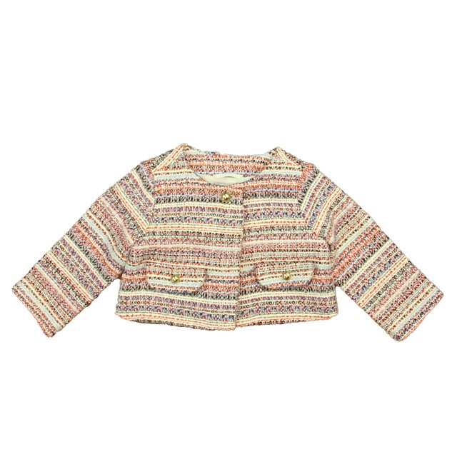 Janie and Jack White | Blue | Red | Ivory Jacket 12-18 Months 