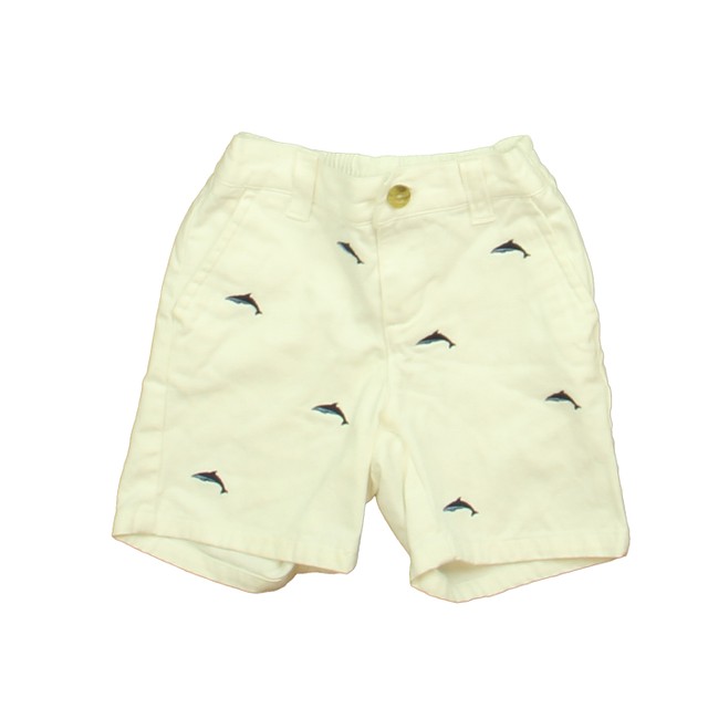 Janie and Jack White | Blue Sharks Shorts 12-18 Months 
