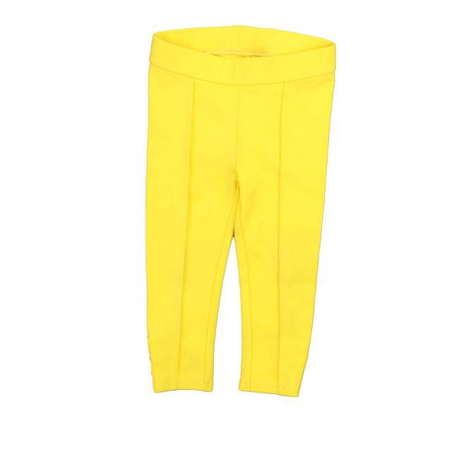 Janie and Jack Yellow Leggings 12-18 Months 