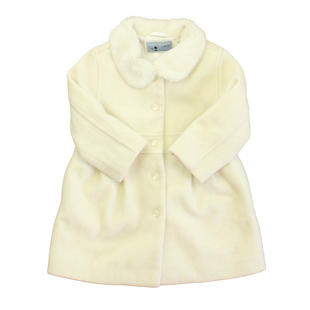 Janie and Jack Ivory Winter Coat 12-24 Months 