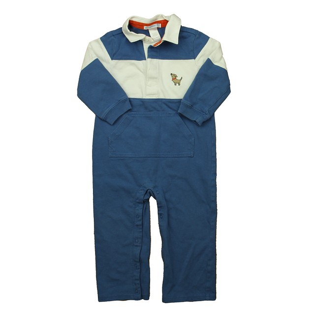 Janie and Jack Blue Stripe Long Sleeve Outfit 18-24 Months 