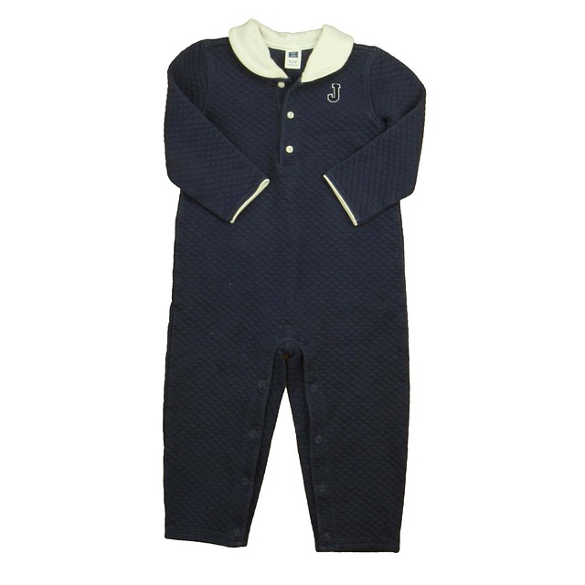 Janie and Jack Navy | White Long Sleeve Outfit 18-24 Months 
