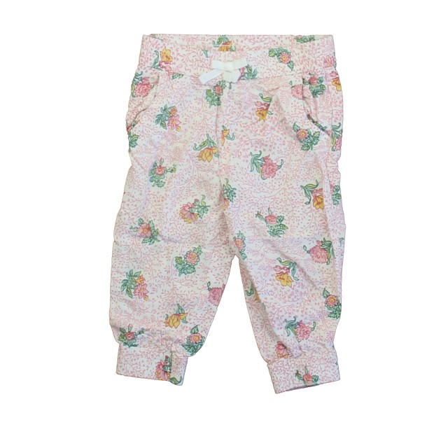 Janie and Jack Pink Floral Pants 18-24 Months 