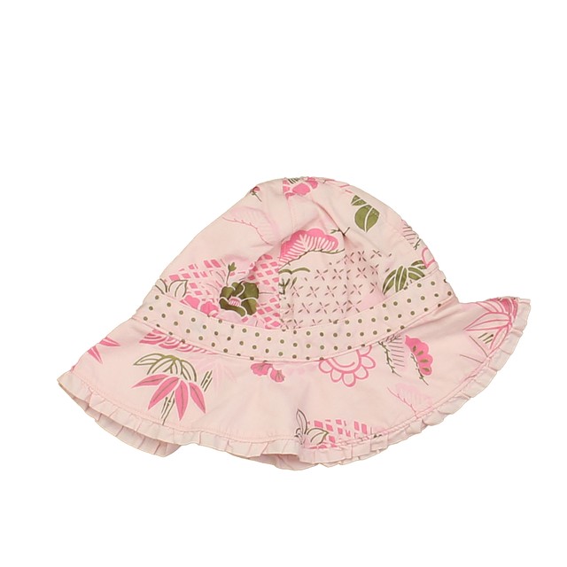 Janie and Jack Pink Floral Hat 2-3T 