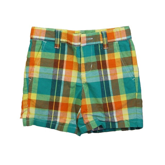 Janie and Jack Green | Yellow Plaid Shorts 2T 
