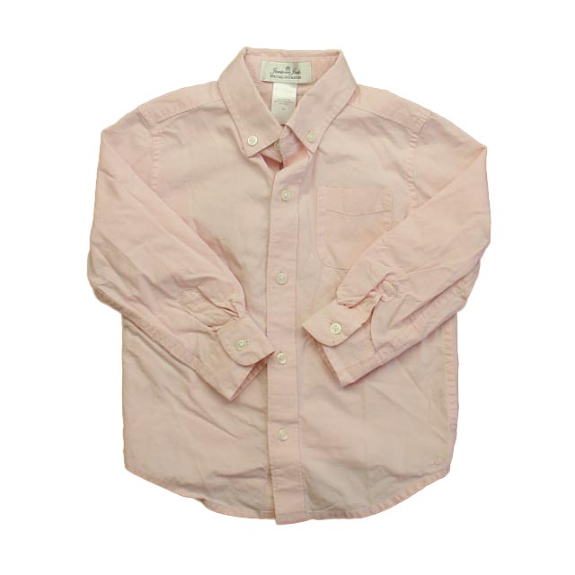 Janie and Jack Pink Button Down Long Sleeve 2T 
